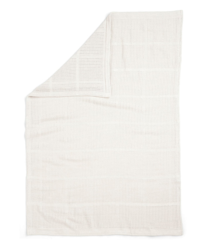 Mamas & Papas Blankets Large Cellular Blanket - White