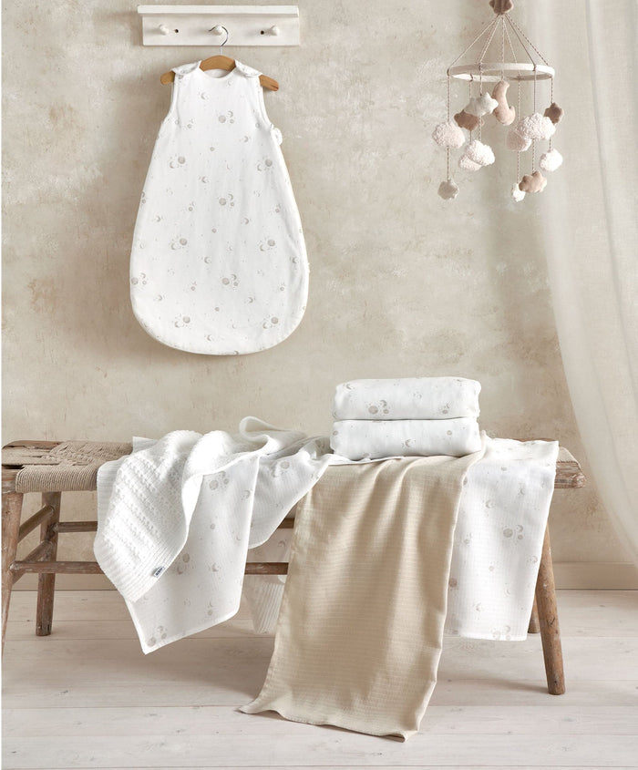 Mamas & Papas Bibs & Muslins Large Muslin Squares (3 Pack) - Cosmic Sky