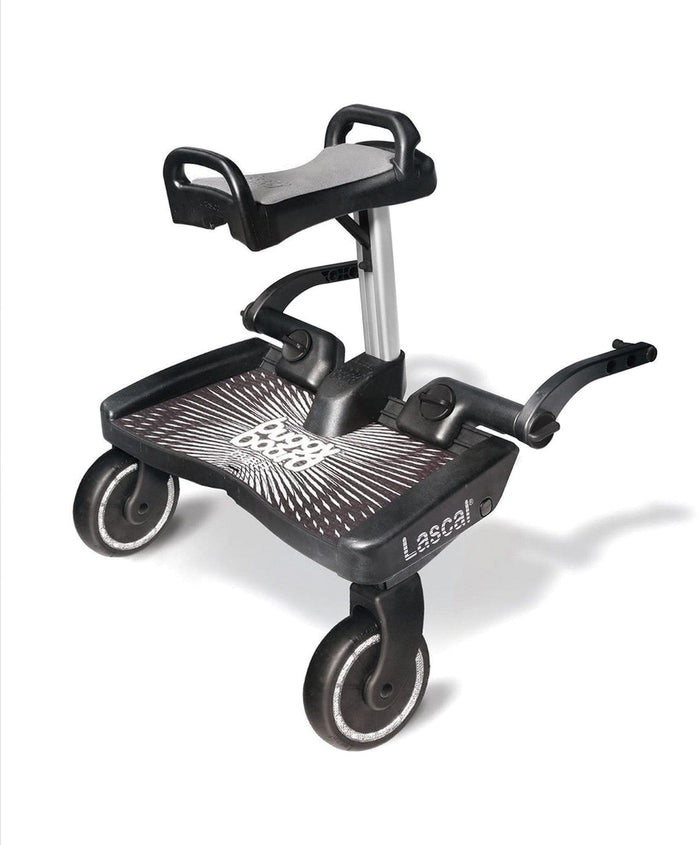 Lascal Buggyboards Lascal Black Maxi BuggyBoard&reg; Plus Grey Saddle