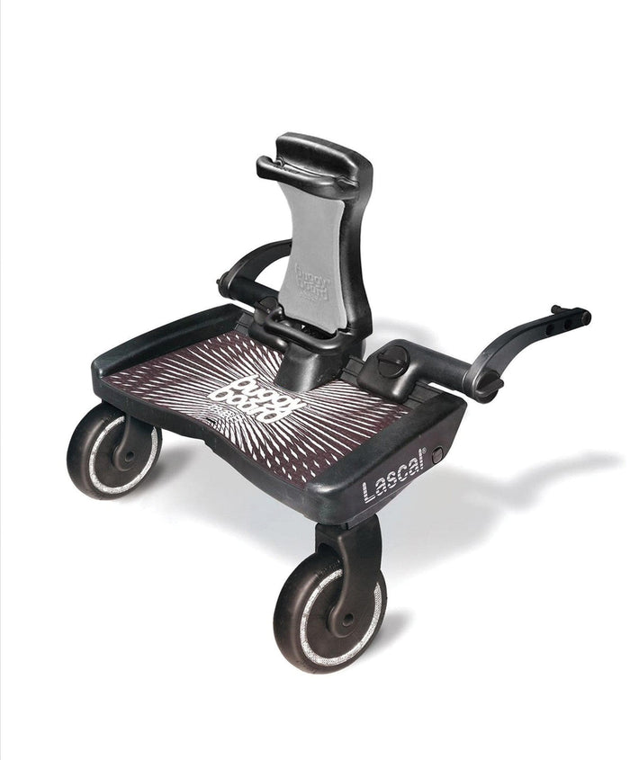 Lascal Buggyboards Lascal Black Maxi BuggyBoard&reg; Plus Grey Saddle