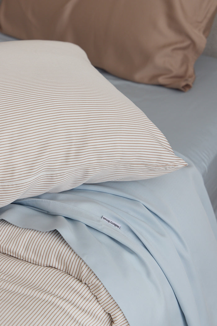 Latte Stripe Bamboo Pillowslip