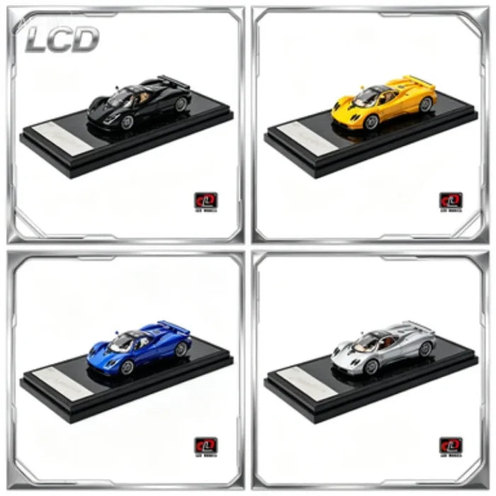 LCD 1:64 Pagani Zonda - The Pagani Zonda C12, an injection-molded alloy car model, an adult collection piece.