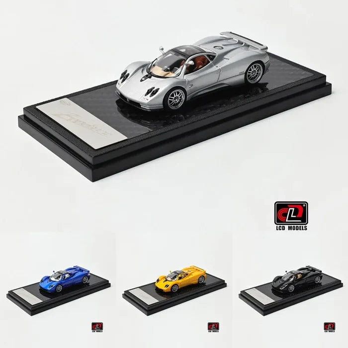 LCD 1:64 Pagani Zonda - The Pagani Zonda C12, an injection-molded alloy car model, an adult collection piece.