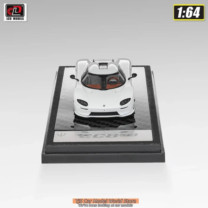 LCD  1:64 scale new Koenigsegg CC850 car model static display piece holiday gift collection