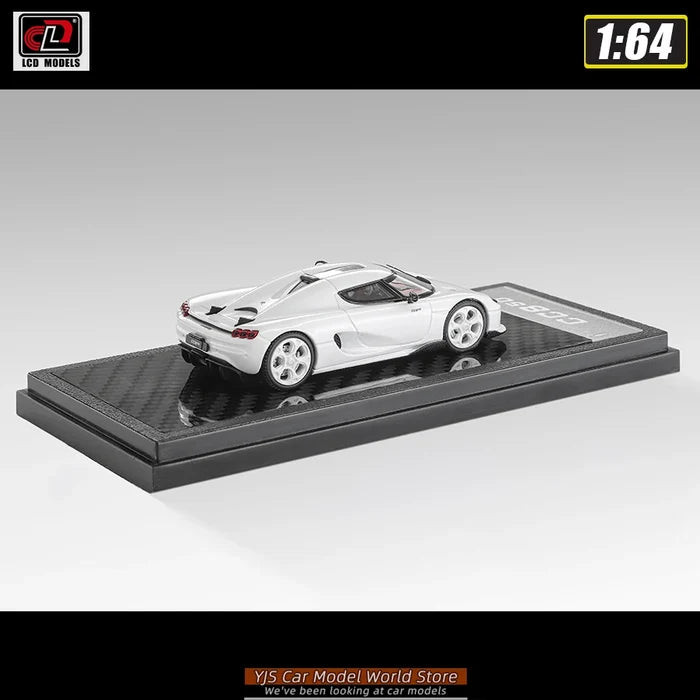 LCD  1:64 scale new Koenigsegg CC850 car model static display piece holiday gift collection