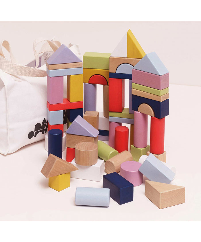 Le Toy Van Jigsaws & Puzzles Le Toy Van Colourful Wooden Building Blocks