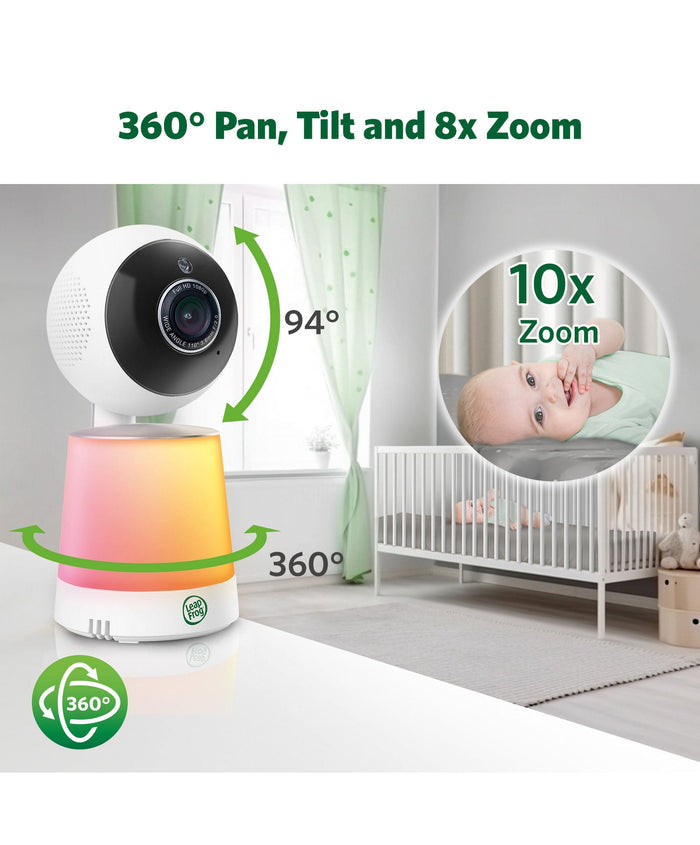 Leapfrog Baby Monitors LeapFrog LF4915HD 5 Inch Wi-Fi  Pan & Tilt Monitor & Floorstands