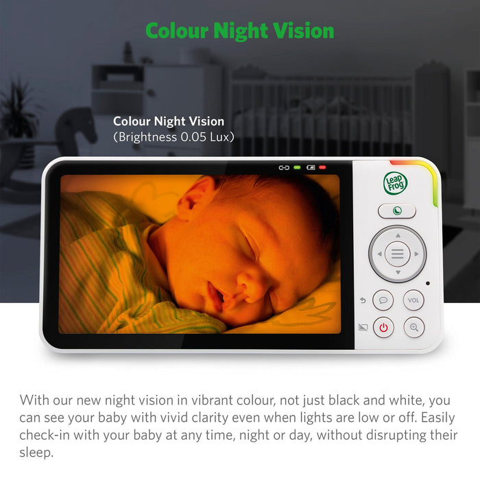 Leapfrog Baby Monitors LeapFrog LF915HD 5 Inch Video Baby Monitor & Floorstand - White