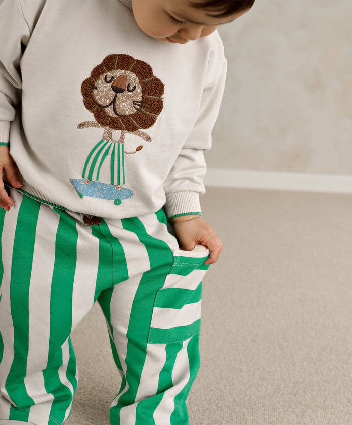 Mamas & Papas Jumpers & Knitwear Lion Boucle Sweatshirt