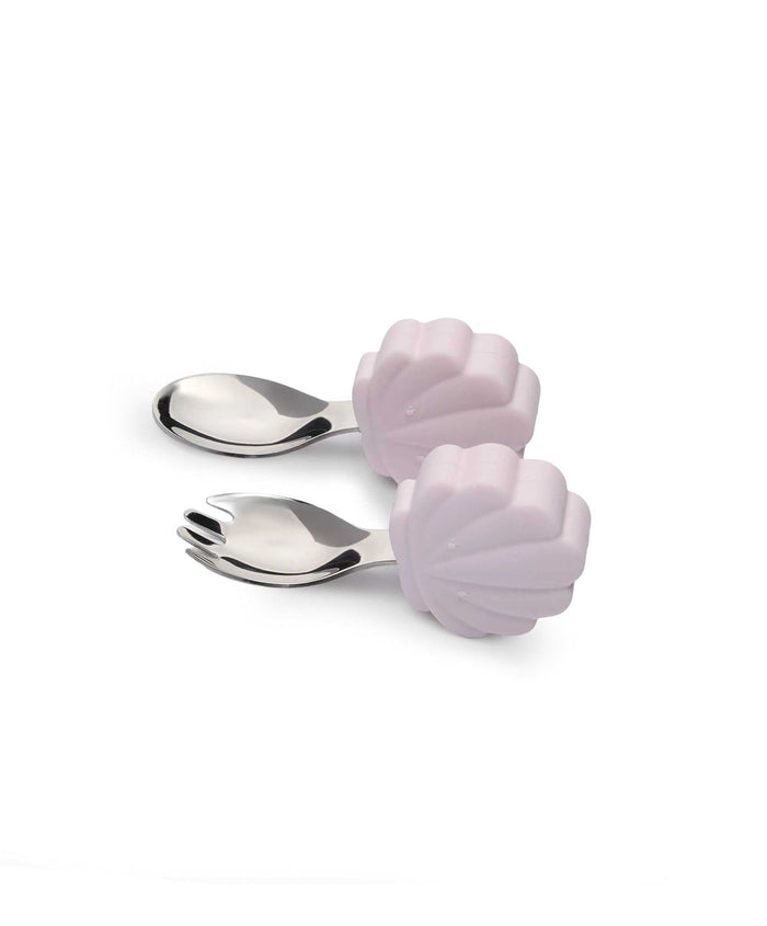 Loulou Lollipop Cutlery Loulou Lollipop Learning Utensils - Skylar Shell