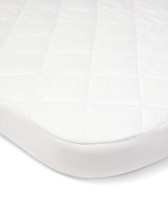 Mamas & Papas Lua Bedside Crib and Sheet Bundle - Sage/Cosmic Sky