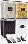 M MCIRCO Large 4 Pack, 5.2L/175oz Food Storage Containers