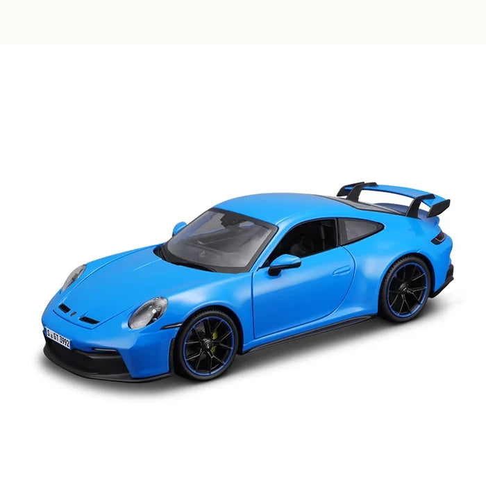 Maisto 1:18 2022 Porsche 911 GT3 Sports Car Orange Static Die Cast Vehicles Collectible Model Car Toys