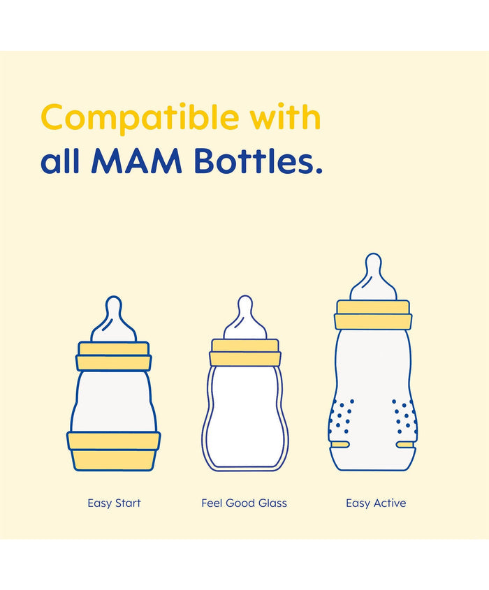Mam Bottle Feeding MAM Size 2 Bottle Teats (4 Pack)