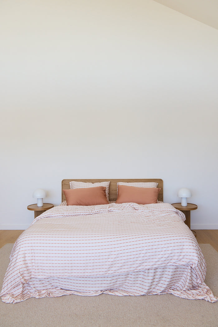 Maple Check Bamboo Quilt Cover