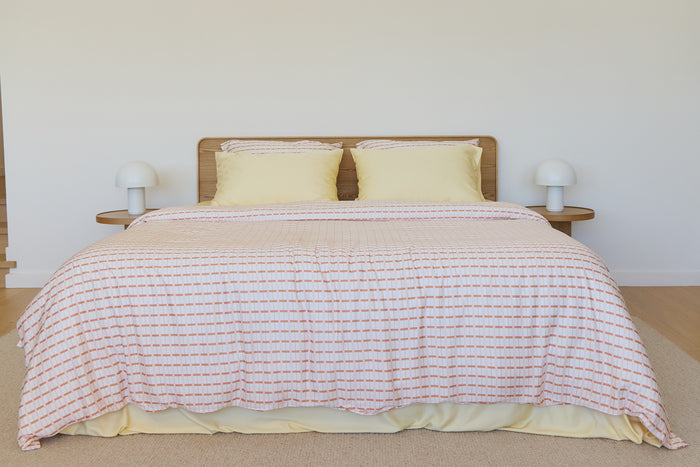 Maple Check Bamboo Quilt Cover