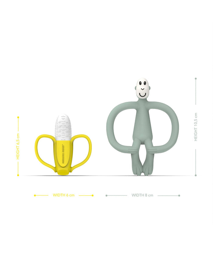 Matchstick Monkey Teethers Matchstick Monkey Banana & Monkey Teething Set