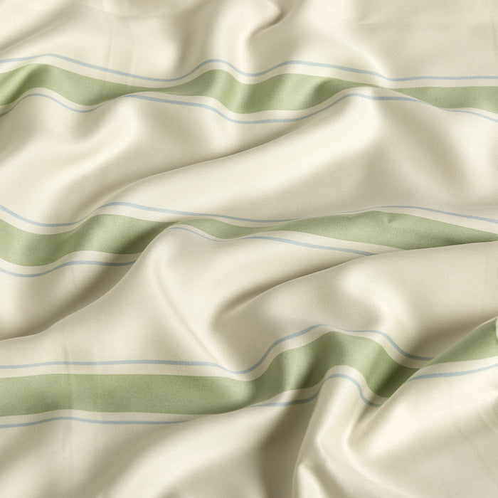 Meadow Stripe Bamboo Fitted Sheet