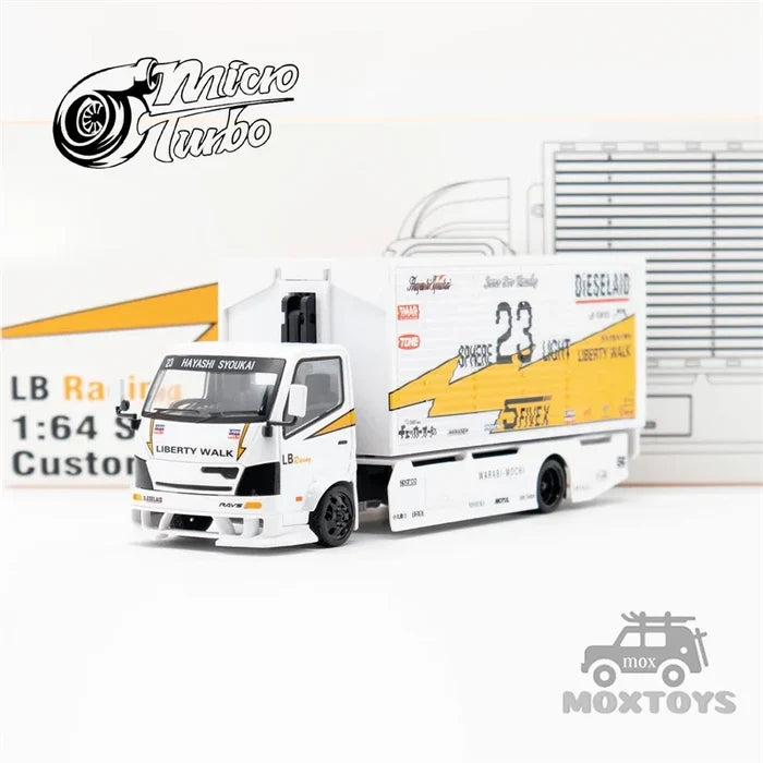 Micro Turbo 1:64 180SX MR2 SW20 MX5 Eunos H300 Spoon Dekotora Truck S2000 JS Racing Diecast Model Car