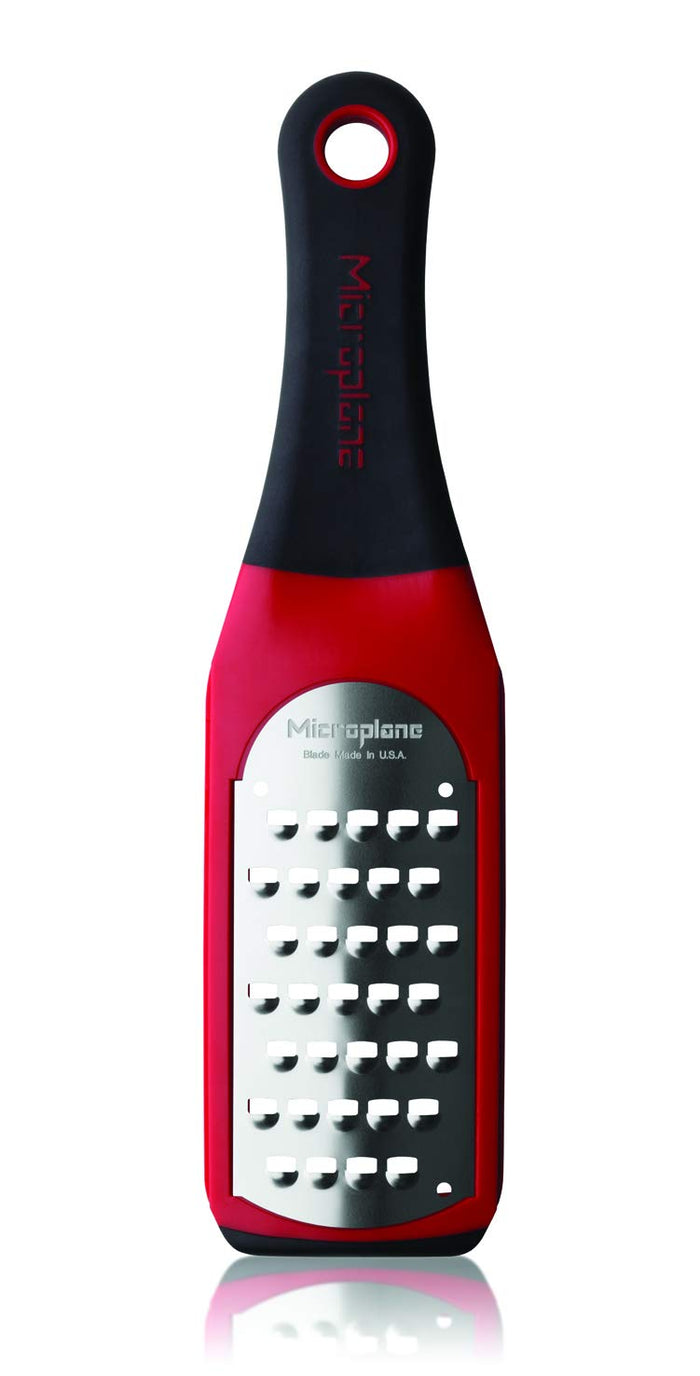 Microplane Artisan Series Cheese Grater and Zester (Extra Coarse, White)