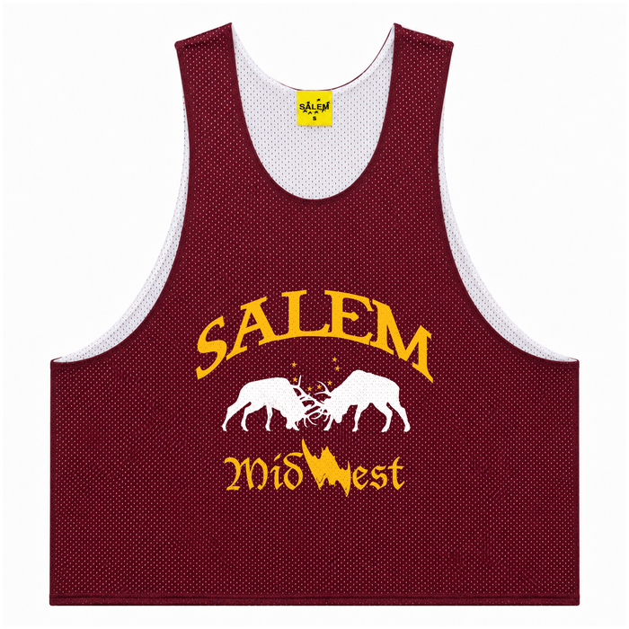 MIDWEST PINNIE JERSEY MAROON