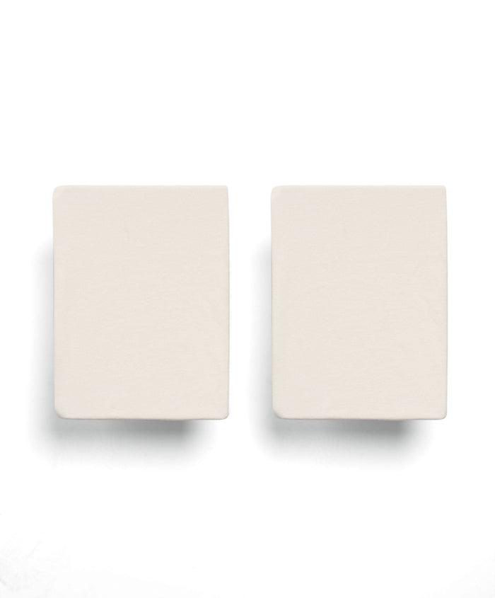 Mamas & Papas Petite Cot Fitted Sheets (2 Pack) – Cream