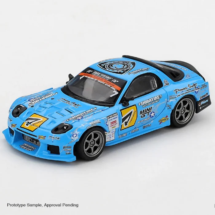 MINIGT TMS 1195 1:64 Souvenir MAZDA RX7 2025 D1GP Diecast Model Car