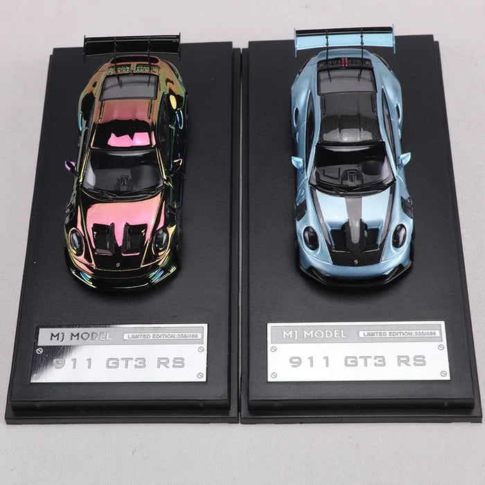 MJ 1:64  911 GT3 RS Die-cast alloy simulation car model toy