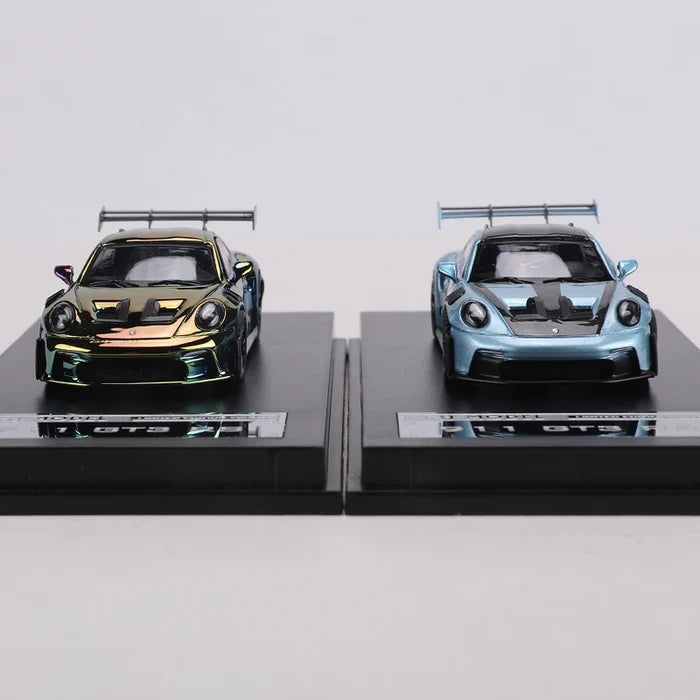 MJ 1:64  911 GT3 RS Die-cast alloy simulation car model toy