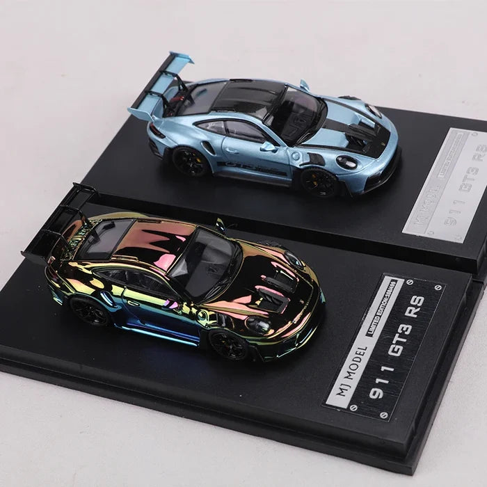 MJ 1:64  911 GT3 RS Die-cast alloy simulation car model toy