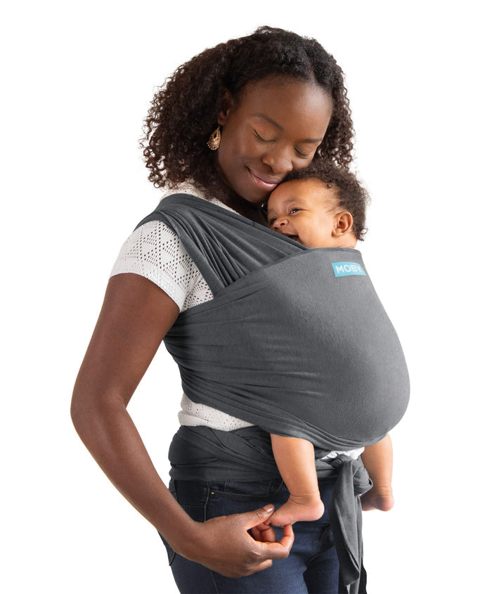 Moby Baby Carriers Moby Elements Wrap Baby Carrier - Asphalt