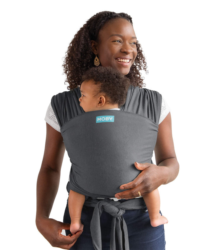 Moby Baby Carriers Moby Elements Wrap Baby Carrier - Asphalt