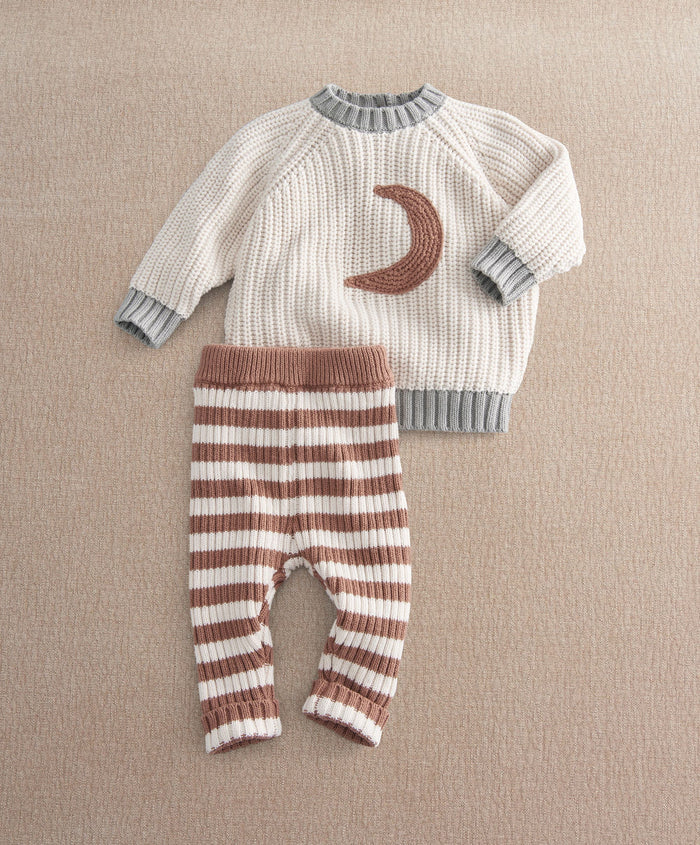 Mamas & Papas Outfits & Sets Moon Knit Set (2 Pieces)