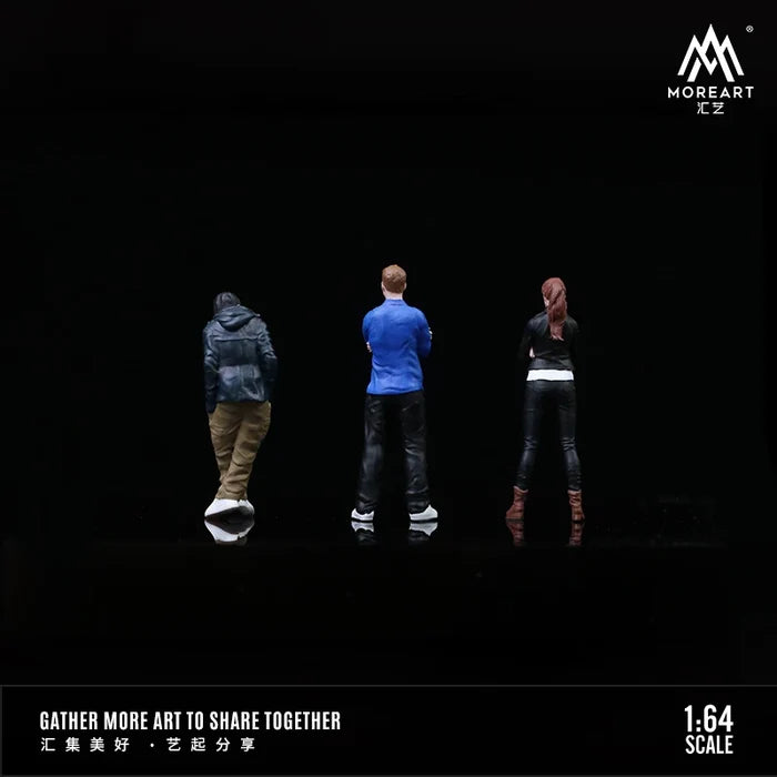 MoreArt 1:64 Fast & Furious Set A Resin Model Figures Mini People For Car Model Scene Collection Gift