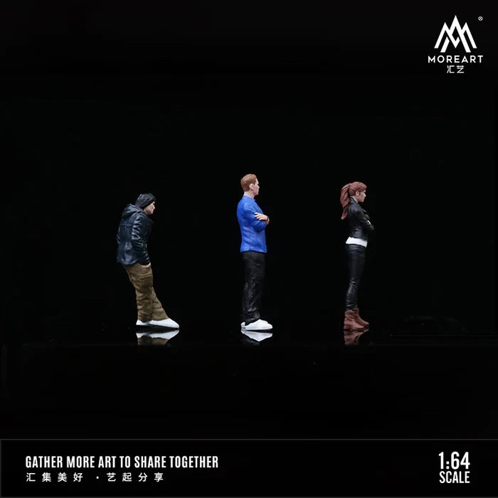 MoreArt 1:64 Fast & Furious Set A Resin Model Figures Mini People For Car Model Scene Collection Gift