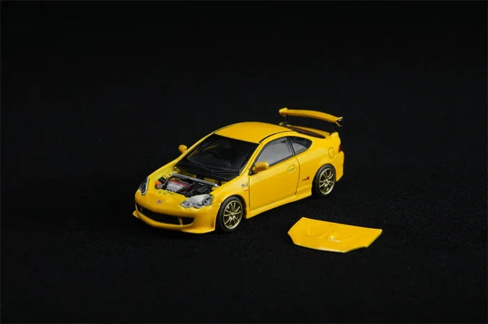 MOTORHELIX MH 1:64 EK9 JS Racing White Carbon TYPE R S2000 R34 Diecast Model Car