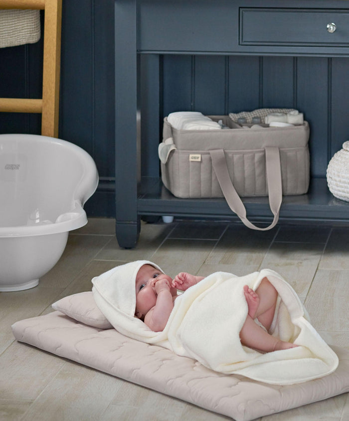 Mamas & Papas Nappy Caddy - Soft Grey Waffle