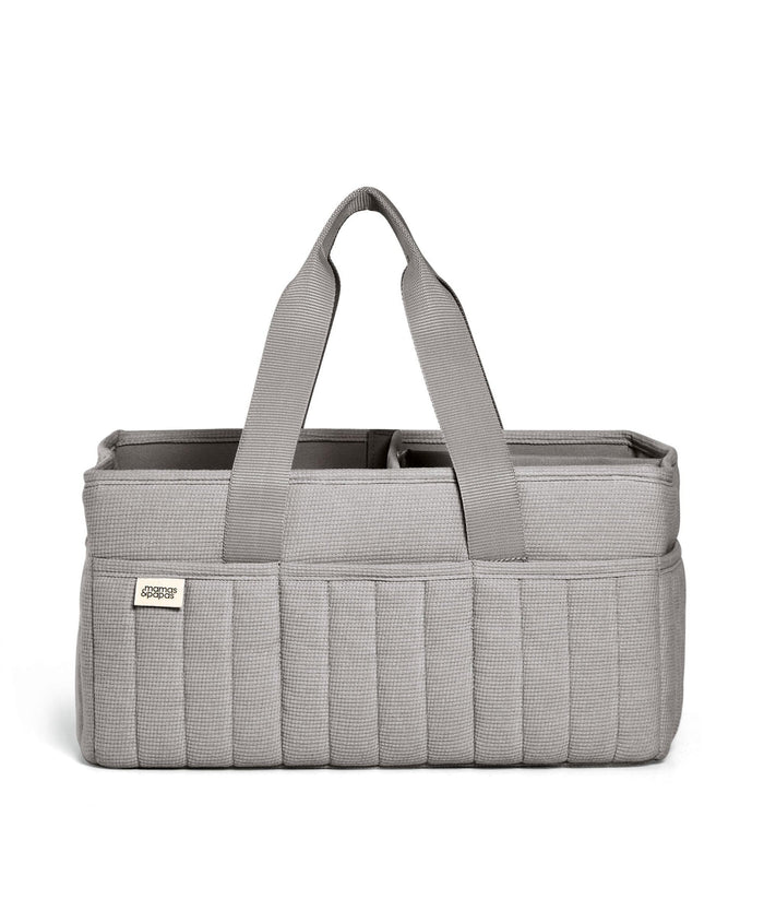Mamas & Papas Nappy Caddy - Soft Grey Waffle