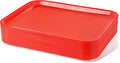New Star Foodservice Fast Food Tray, 14 x 18 Inch, Red, Set of 12