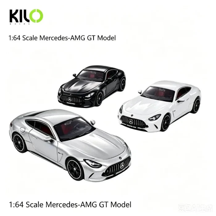 NZG KILO 1:64 Scale AMG GT63 Diecast Model Car, Premium Metal Sports Car Replica for Collectors