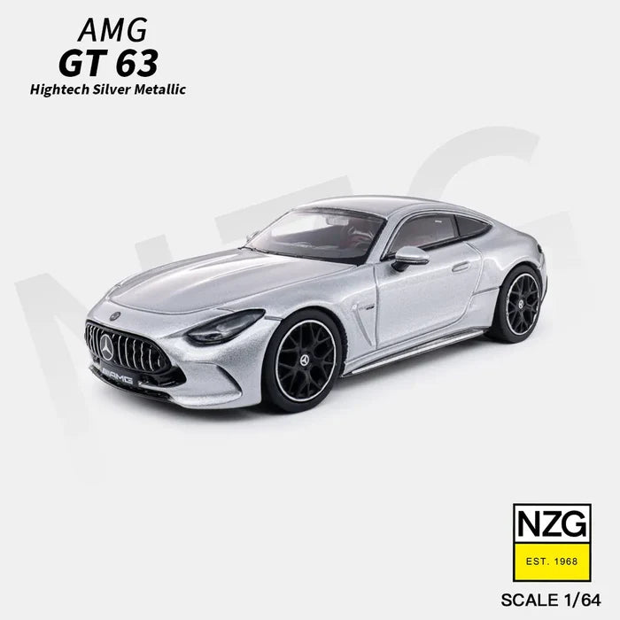 NZG KILO 1:64 Scale AMG GT63 Diecast Model Car, Premium Metal Sports Car Replica for Collectors