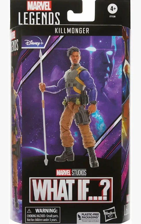 Original Hasbro Marvel Legends Killmonger Leopard Anime Figure Model Gift Toy Collection