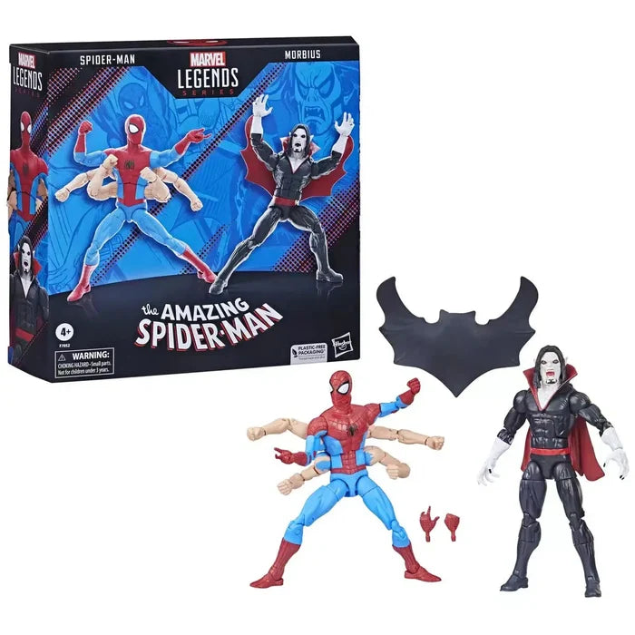 Original Hasbro Marvel Legends Six-armed Spider-Man Animation Model Figure Gift Toy Collection