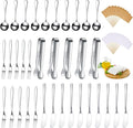 Patelai 35 Pcs Charcuterie Board Utensils Cheese Spreader Knife Set