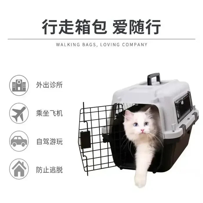 Pet Air Box Pet Transport Air Box Cat Cage Cat Portable To Go Out of The Vehicle Space Capsule