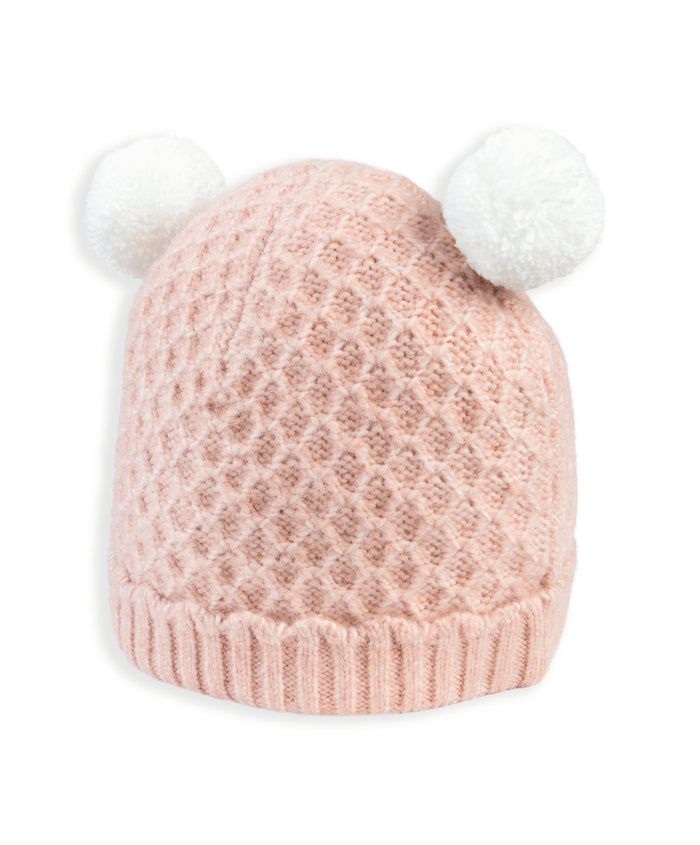 Mamas & Papas Hats & Mitts Pink Pom Pom Hat