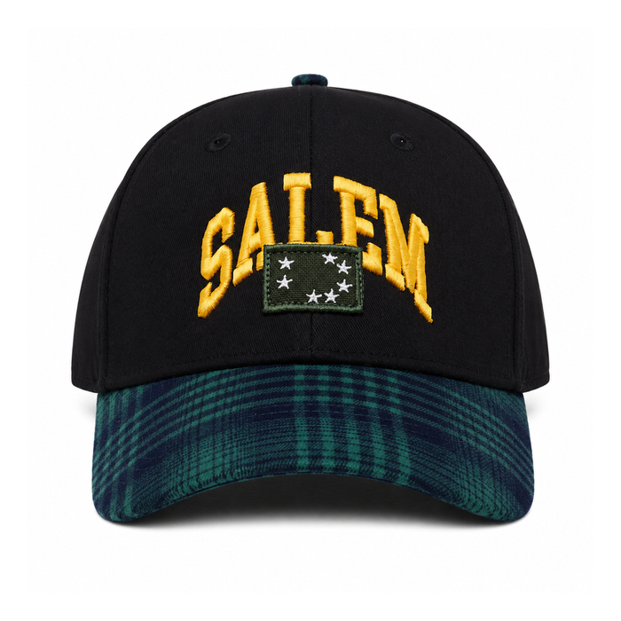 PLAID HAT GREEN