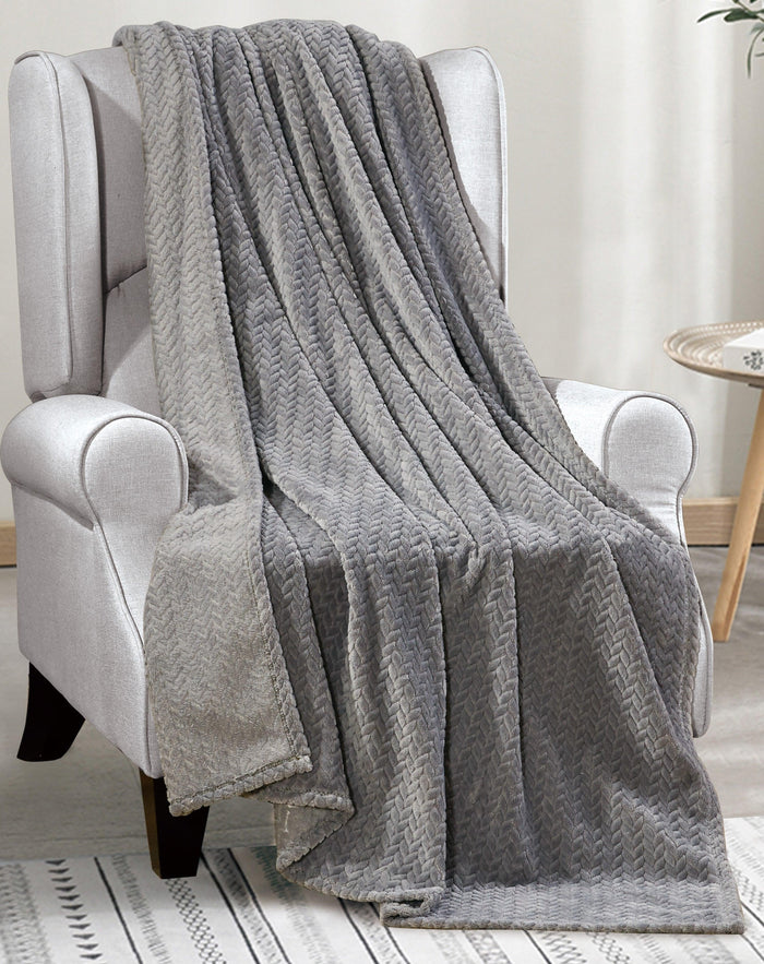 Plush All Season Lightweight Throw Blanket - 50 x 60 inches