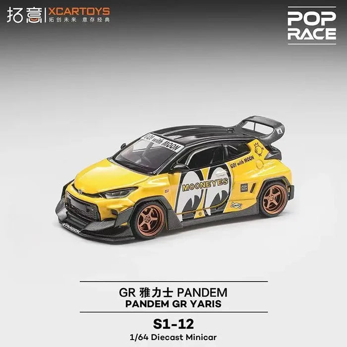 POP RACE 1:64 Toyota GR Yaris S1-12 Alloy Car Model