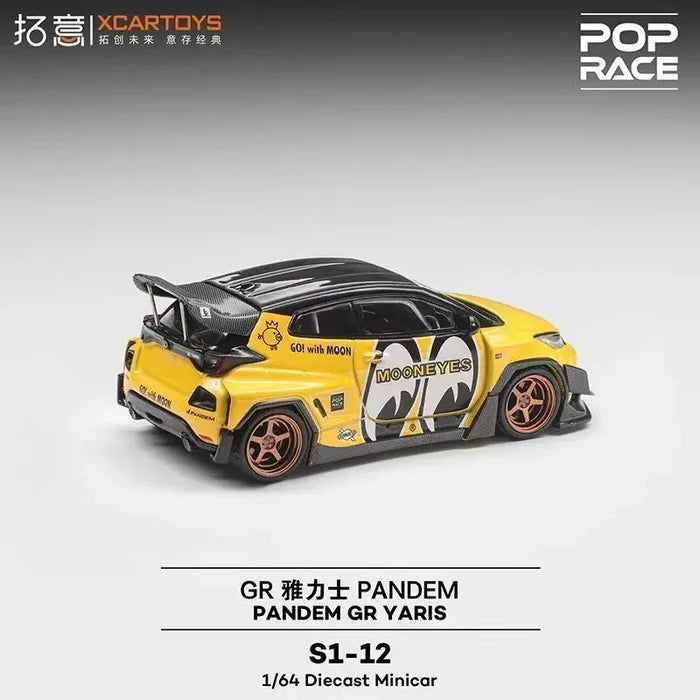 POP RACE 1:64 Toyota GR Yaris S1-12 Alloy Car Model